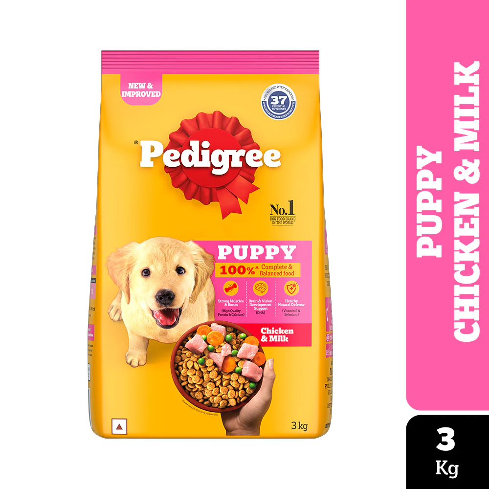 Pedigree puppy dry food best sale